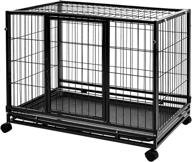 🐾 amazon basics stackable pet kennel: heavy duty design with tray for easy maintenance логотип