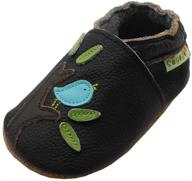 🐛 sayoyo leather toddler prewalker boys' shoes - caterpillar design logo