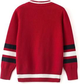 img 3 attached to 👕 Curipeer V Neck Cardigan Sweater Uniform - Stylish Boys' Sweaters for a Smart Look
