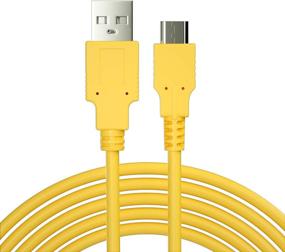 img 1 attached to Nintendo Switch Lite Yellow Charging Cable - Compatible Charger (4.92ft)