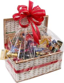 img 2 attached to 🎁 Extra Large Cellophane Bags for Gift Baskets, 32x42 Inches - Pack of 10 Clear Jumbo Basket Bags