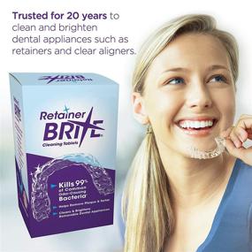 img 2 attached to 💎 Retainer Brite Retainer Cleaning Tablets - 6-Month Supply, 2 Boxes - 192 Tablets (192 Count)