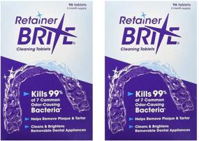 img 4 attached to 💎 Retainer Brite Retainer Cleaning Tablets - 6-Month Supply, 2 Boxes - 192 Tablets (192 Count)