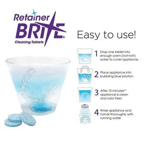 img 3 attached to 💎 Retainer Brite Retainer Cleaning Tablets - 6-Month Supply, 2 Boxes - 192 Tablets (192 Count)