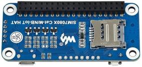 img 1 attached to 📡 Raspberry Pi NB-IoT Cat-M (eMTC) GNSS HAT with LTE GPS External Antenna, SIM7080G, for Pi 4 3 2 Model B B+ Zero W WH, USB Interface UART. Supports GLONASS, BeiDou, Galileo. By XYGStudy