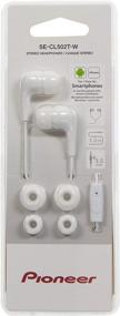 img 2 attached to 🎧 Pioneer SE-CL502T-W Lightweight In-ear Headphone with In-line Microphone - White - Enhanced SEO