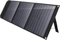 🔋 марберо 60w складная солнечная панель для зарядки аккумулятора портативной солнечной генераторной станции, смартфона, планшета, ноутбука с портом usb qc3.0/pd 60w dc output (10 сменных адаптеров) для домашнего кемпинга логотип