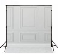 📷 captivating kate 5x7ft grey wall backdrops: perfect for photography in classic interior design wedding photo studio props with white floor logo