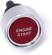 joyho push start engine ignition switch - off-(on) momentary start button, ideal for 12v-24v vehicles, with red led light logo