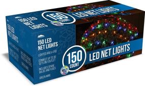 img 4 attached to 🎄 Enhance Your Christmas Decor with Joiedomi 150 LED Net Lights for Indoor & Outdoor Use – Perfect for Christmas Events, Eve Night Decor, Trees, and Bushes (Multi-Color)