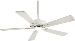 img 2 attached to Minka-Aire F556L-BWH Contractor Plus 52 Inch Ceiling Fan: Efficient Bone White Finish with Integrated 16W LED Light