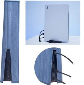 img 2 attached to 🔵 HIJIAO Dust Cover for PS5 – Blue Protective Sleeve & Console DustProof Cover