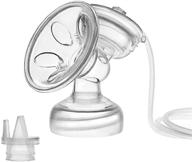 maymom breast pump kit compatible with philips avent comfort breastpump, single-side; includes flange, valve, tube, massage pad, suction membrane, cap; non-oem avent pump replacement parts. logo