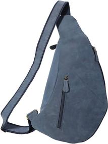 img 3 attached to 🎒 Polare Leather Sling Crossbody Backpack