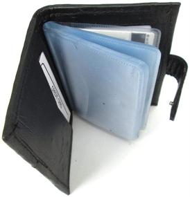 img 3 attached to Chic and Functional: Ladies Black Leather Bifold Wallet – a Must-Have Accessory!