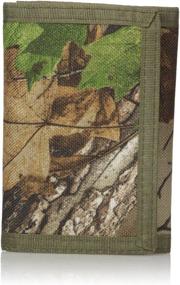 img 4 attached to RealTree Mens Nylon Trifold Wallet