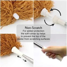 img 3 attached to Microfiber Duster Refill Cleaning Ceiling Household Supplies