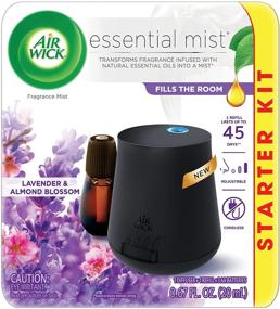 img 4 attached to Air Wick Essential Mist Diffuser with Lavender and Almond Blossom Refill - 2 Piece Set (Device Variants)