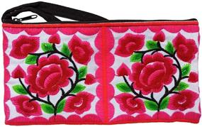 img 4 attached to 👜 Sabai Jai Embroidered Wristlets Handbags & Wallets for Women - Accessorize with Style!