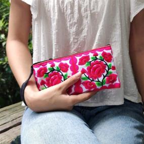 img 1 attached to 👜 Sabai Jai Embroidered Wristlets Handbags & Wallets for Women - Accessorize with Style!