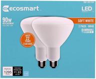 💡 ecosmart 90w led dimmable bulbs - pack of 2 logo