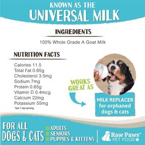 img 1 attached to 🥛 Raw Paws Frozen Raw & Powdered Goat Milk – Made in USA – Milk Replacer for Puppies & Kittens – Goats Milk Supplement for Pets – Top Pet Food Enhancer
