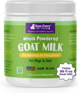 🥛 raw paws frozen raw & powdered goat milk – made in usa – milk replacer for puppies & kittens – goats milk supplement for pets – top pet food enhancer logo