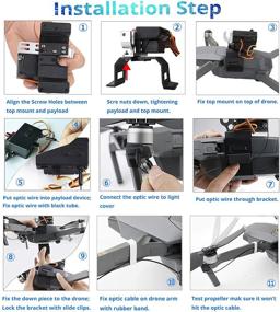 img 1 attached to RCGEEK Дрон Клип: Ультимативное устройство доставки для DJI Mavic Pro