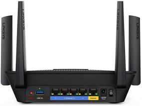 img 3 attached to 📶 Maximize Wi-Fi Speeds with Linksys Max-Stream AC2200 Tri-Band Router (EA8300) - Black [New & Renewed]