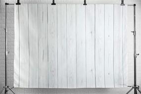 img 2 attached to 6.5x5ft Wooden Photography Studio Backdrop with White Wood Background - Kackool