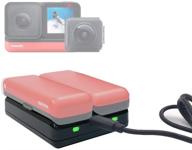 🔋 vgsion дуальная станция для зарядки аккумуляторов для insta360 one r battery base и boosted battery base логотип