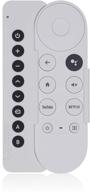 enhanced chromecast with google tv remote control: sideclick universal attachment logo