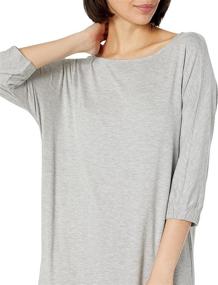 img 2 attached to Stylish Comfort: Amazon Brand - Daily Ritual Women's Jersey Bunch-Sleeve Dress