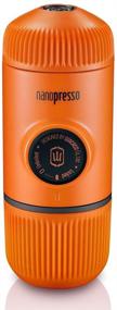 img 4 attached to ☕ Wacaco Nanopresso Portable Espresso Maker, Upgraded Minipresso, 18 Bar Pressure, Compact Travel Coffee Machine, Manual Operation, Ideal for Kitchen, Office, and Travel, Orange