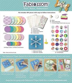 img 1 attached to Fancy Fablossom Paper Starter Kit: Unleash Your Creativity with 💐 DIY Paper Flower Crafting Tool for Scrapbooking, Card Making, & More!