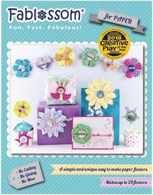 img 2 attached to Fancy Fablossom Paper Starter Kit: Unleash Your Creativity with 💐 DIY Paper Flower Crafting Tool for Scrapbooking, Card Making, & More!