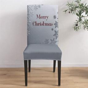 img 1 attached to Washable Snowflake Christmas ❄️ Slipcovers: Optimal Protection and Easy Cleaning