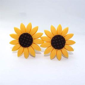 img 1 attached to INEBIZ Sunflower Decorations Fragrance Freshener Interior Accessories