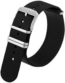 img 1 attached to Luminox Black Webbing Nylon Stainless