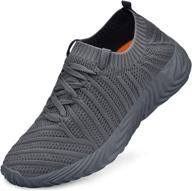 👟 feetmat men's sneakers: non slip, lightweight, breathable shoes for running, walking, gym logo