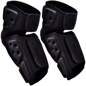 img 3 attached to 🏍️ Webetop Motorcycle Knee Pads: High-Impact Shield-Resistance for Adult Riders - Breathable & Adjustable Aramid Fiber + EVA Shin Guards for Motocross, Skating & Cycling