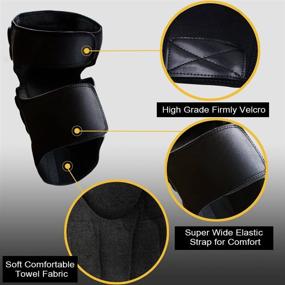 img 1 attached to 🏍️ Webetop Motorcycle Knee Pads: High-Impact Shield-Resistance for Adult Riders - Breathable & Adjustable Aramid Fiber + EVA Shin Guards for Motocross, Skating & Cycling