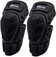 🏍️ webetop motorcycle knee pads: high-impact shield-resistance for adult riders - breathable & adjustable aramid fiber + eva shin guards for motocross, skating & cycling logo