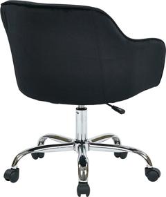 img 1 attached to Bristol Chrome Upholstered Chair Velvet