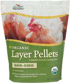 img 4 attached to 🐔 Manna Pro Organic Layer Pellets for Laying Hens - High Protein, Non-GMO Feed