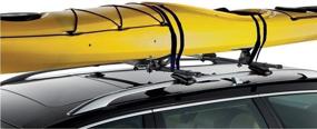 img 1 attached to 🏄 DORSAL 15 FT Black Tie Down Straps for Surfboard, Kayak, SUP, and Surf Roof Rack (Set of 2)