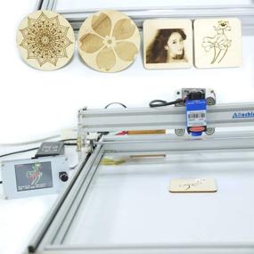 img 1 attached to 🔨 40x50cm DIY CNC Engraver Kits - Wood Carving Engraving Cutting Machine - Desktop Printer for Logo Picture Marking - 2 Axis with 2500MW Power