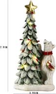 🐻 hodao christmas decoration: white bear desktop holiday ornament - indoor christmas tree, polar bear decorations logo