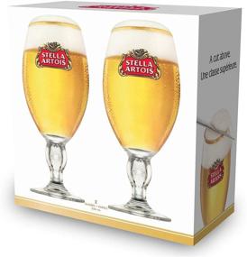 img 3 attached to 🍺 Stella Artois Chalice - 2-Pack Gift Set - Authentic 33 Cl / 11.2 Oz. Capacity Beer Glasses