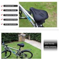 enjoy a pain-free ride with karetto gel bike seat cover - unisex comfort-bike cushion for bicycles logo